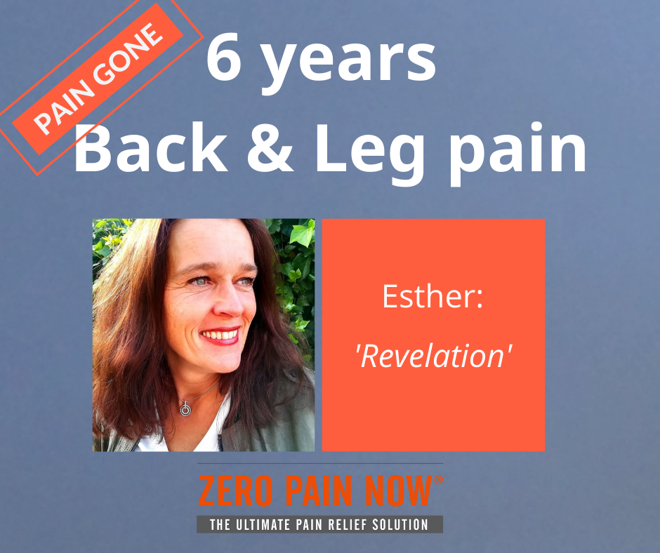6 years chronic pain resolved