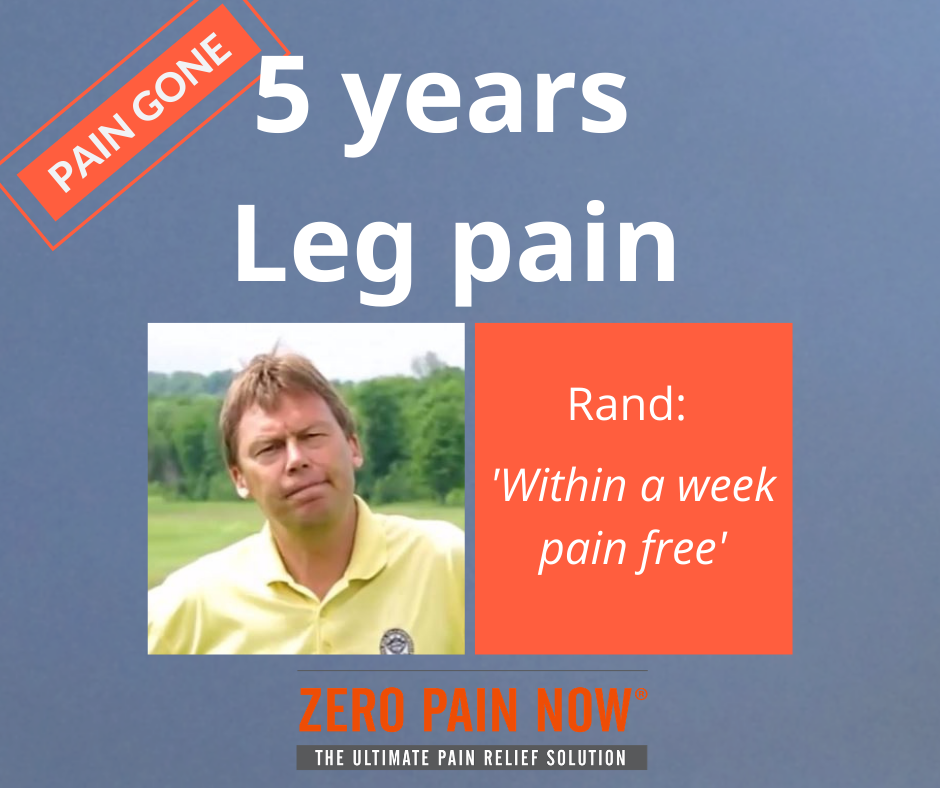 5 years leg pain resolved